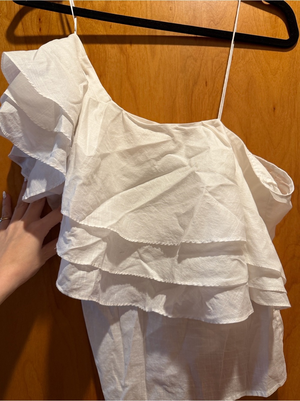White One-Shoulder Ruffle Dress - Elegant Summer Style